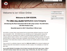 Tablet Screenshot of ion-vision.com